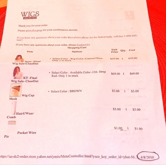 Bundle of 3 Brand NEW,Beautiful, Wigs with Accessories - Picture 5 of 16